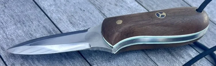 005 - Model One Oyster Knife - Black Walnut