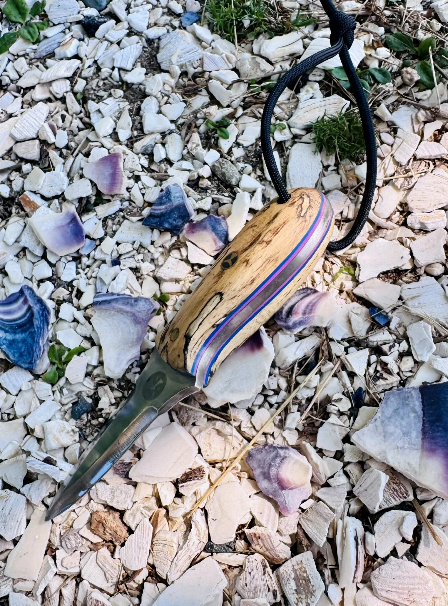 009 - Model One Oyster Knife - Spalted Maple