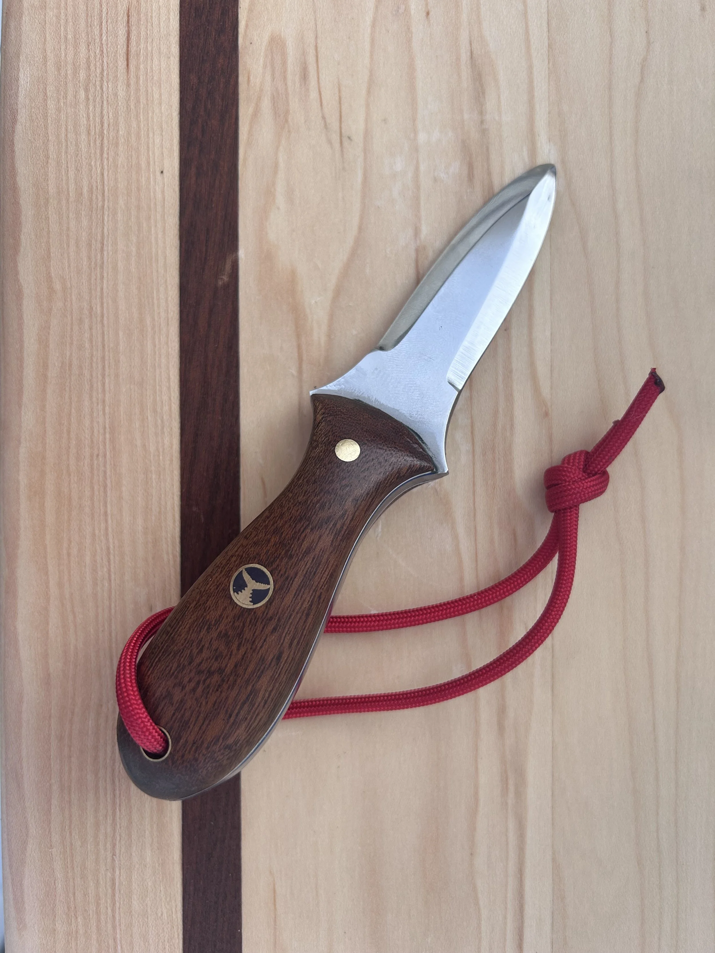 004 - Model One Oyster Knife - Honduran Mahogany - Bristol