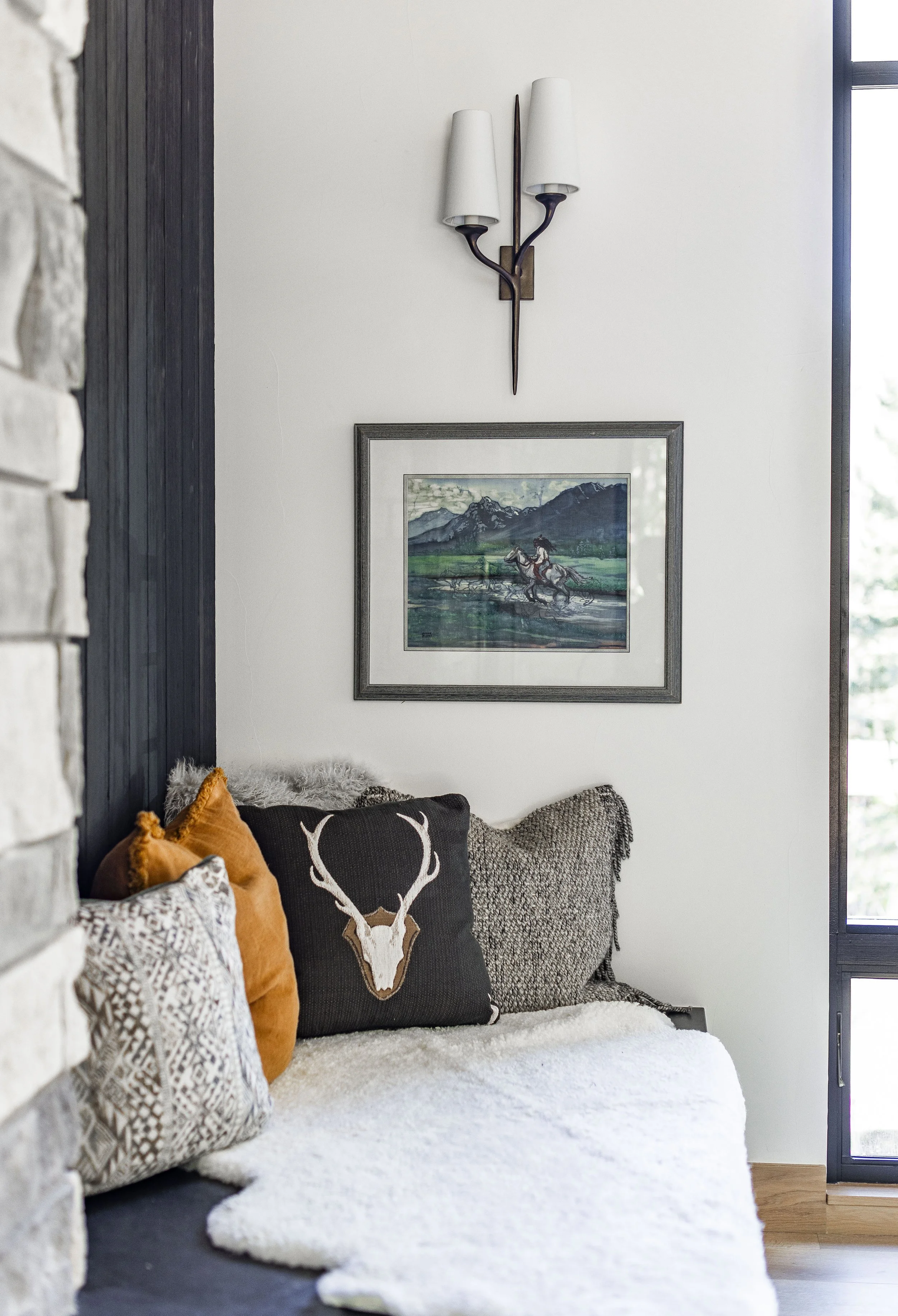 Cub Creek Ranch residential interior design by Hinge Interior