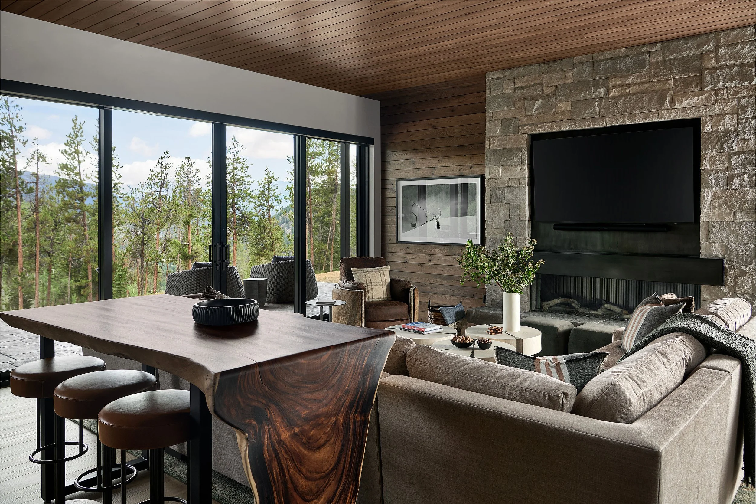 Summit Estates luxury residential interior design by Hinge Interior