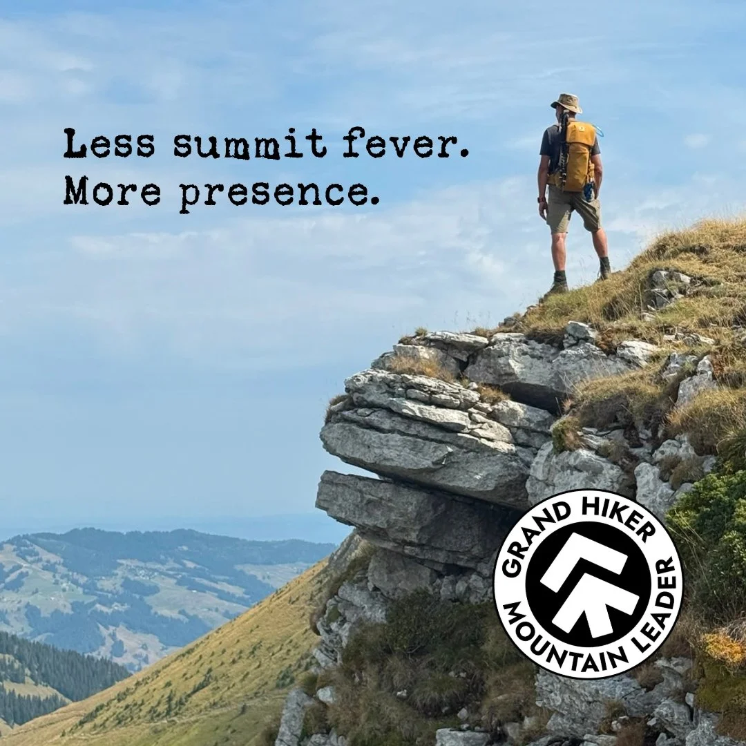 Find your peak

It's not just about reaching the summit; it's about embracing every step of the journey. 
Feel the wind on your face, the crunch of rocks beneath your boots, and the serenity of being present in nature.

Take a deep breath and let the