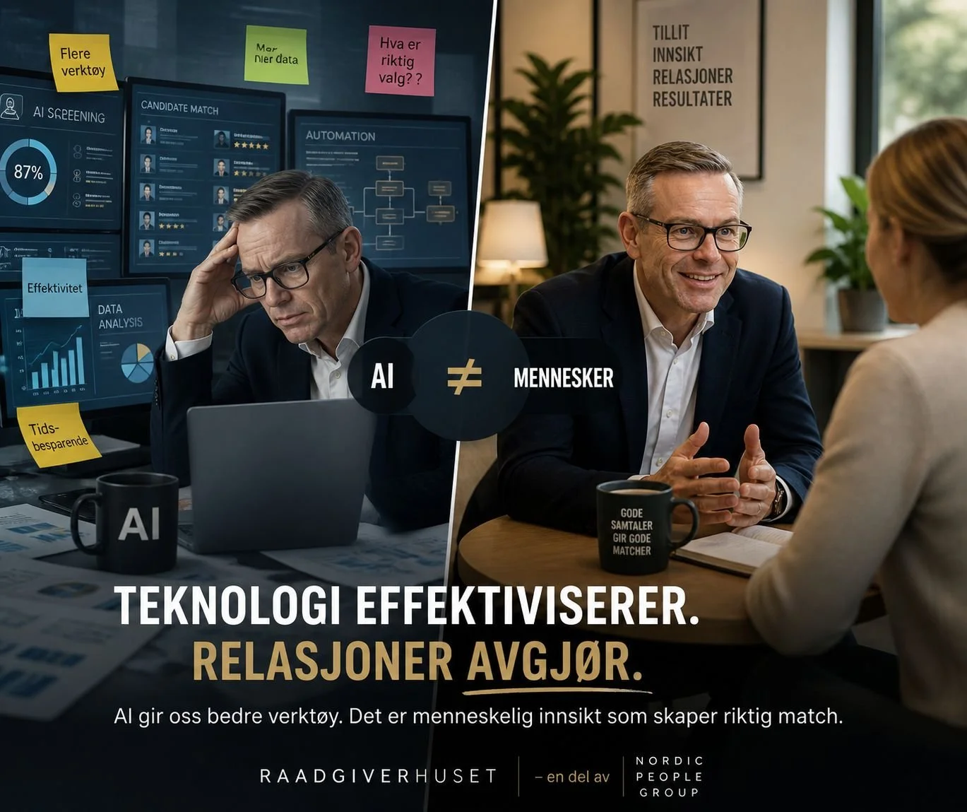 AI i rekruttering: Teknologien endrer prosessene – mennesker skaper resultatene
