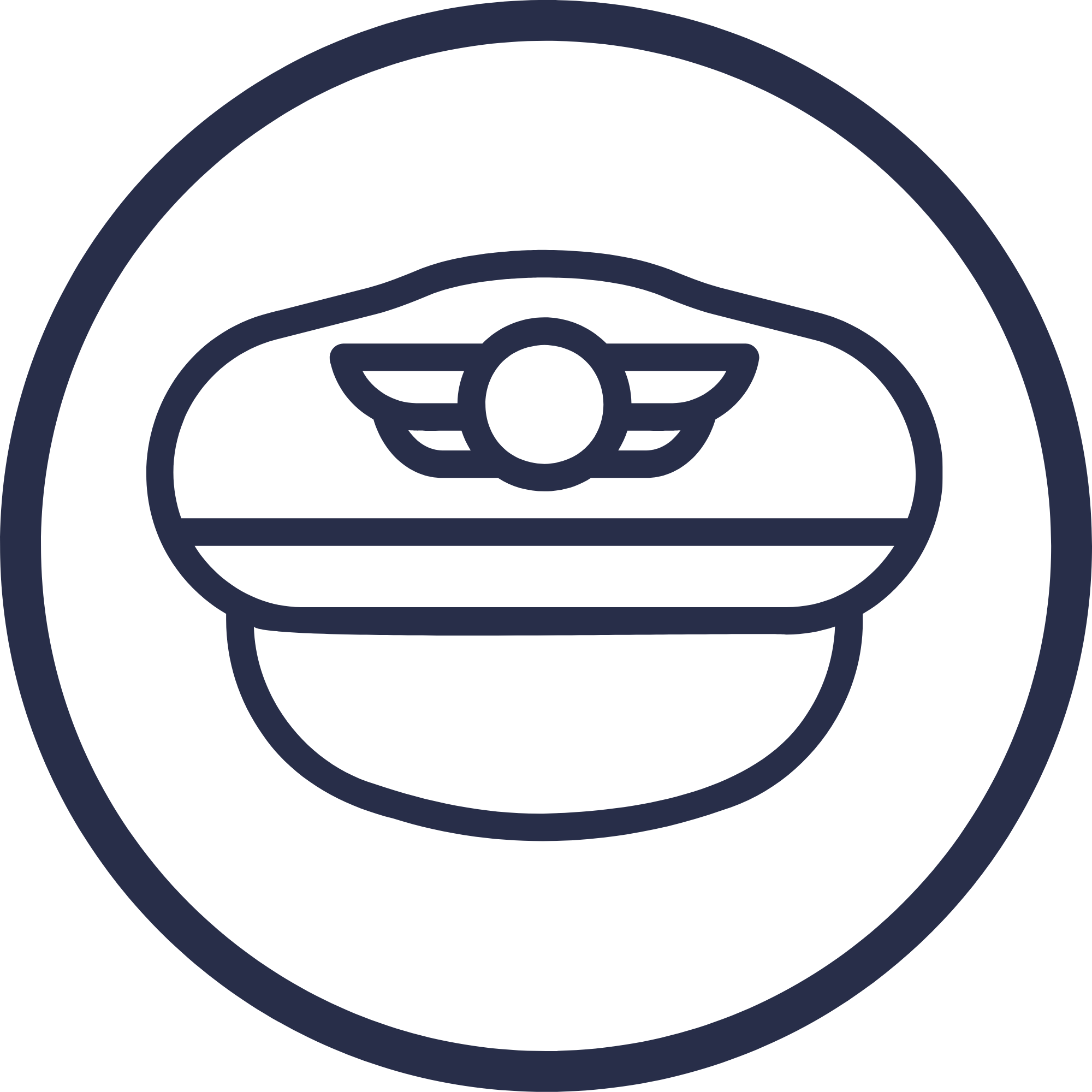 Outline of a steering wheel with a car logo in the center.