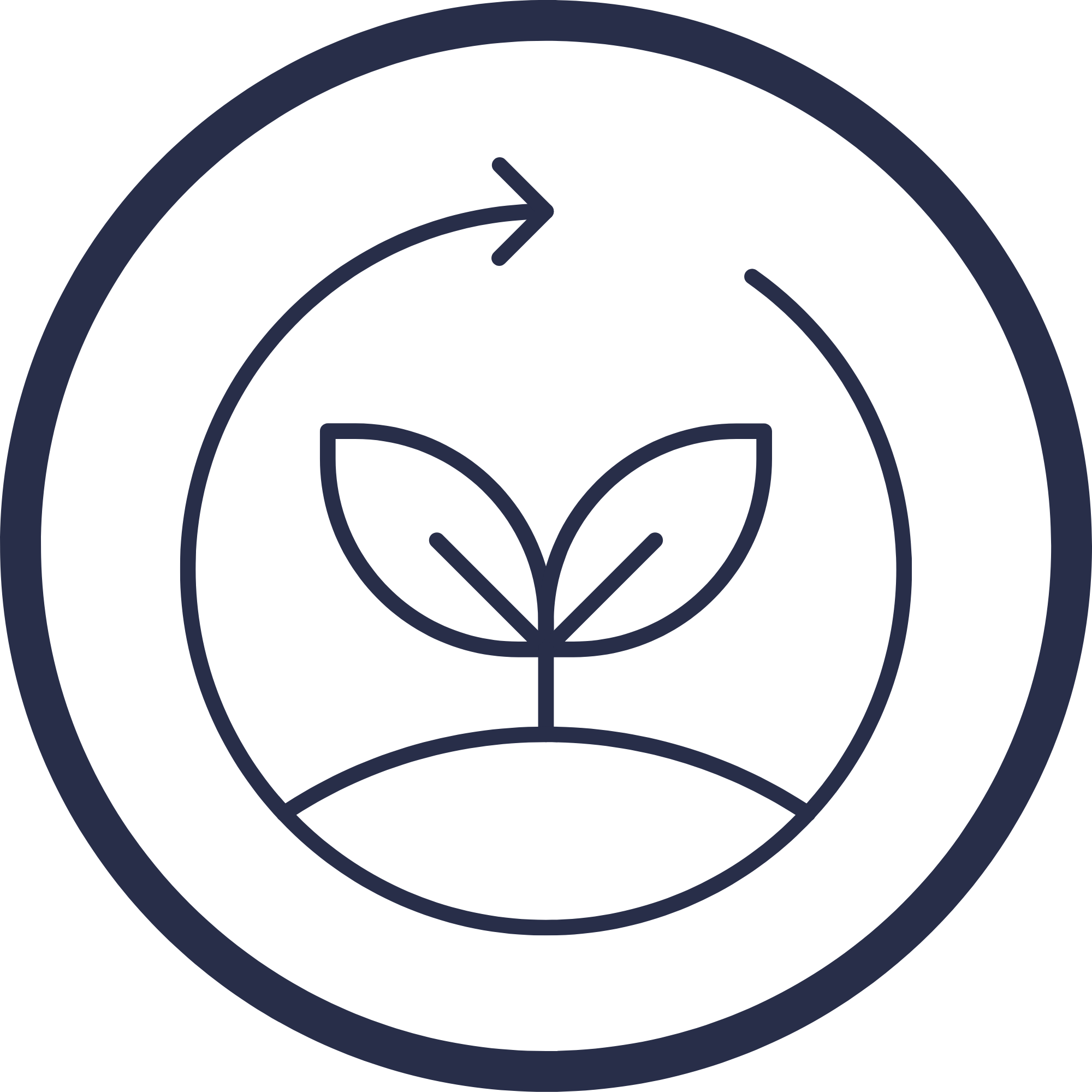 A black and white line art style digital illustration featuring a navy blue moon and an eye with a leaf and B in the center.