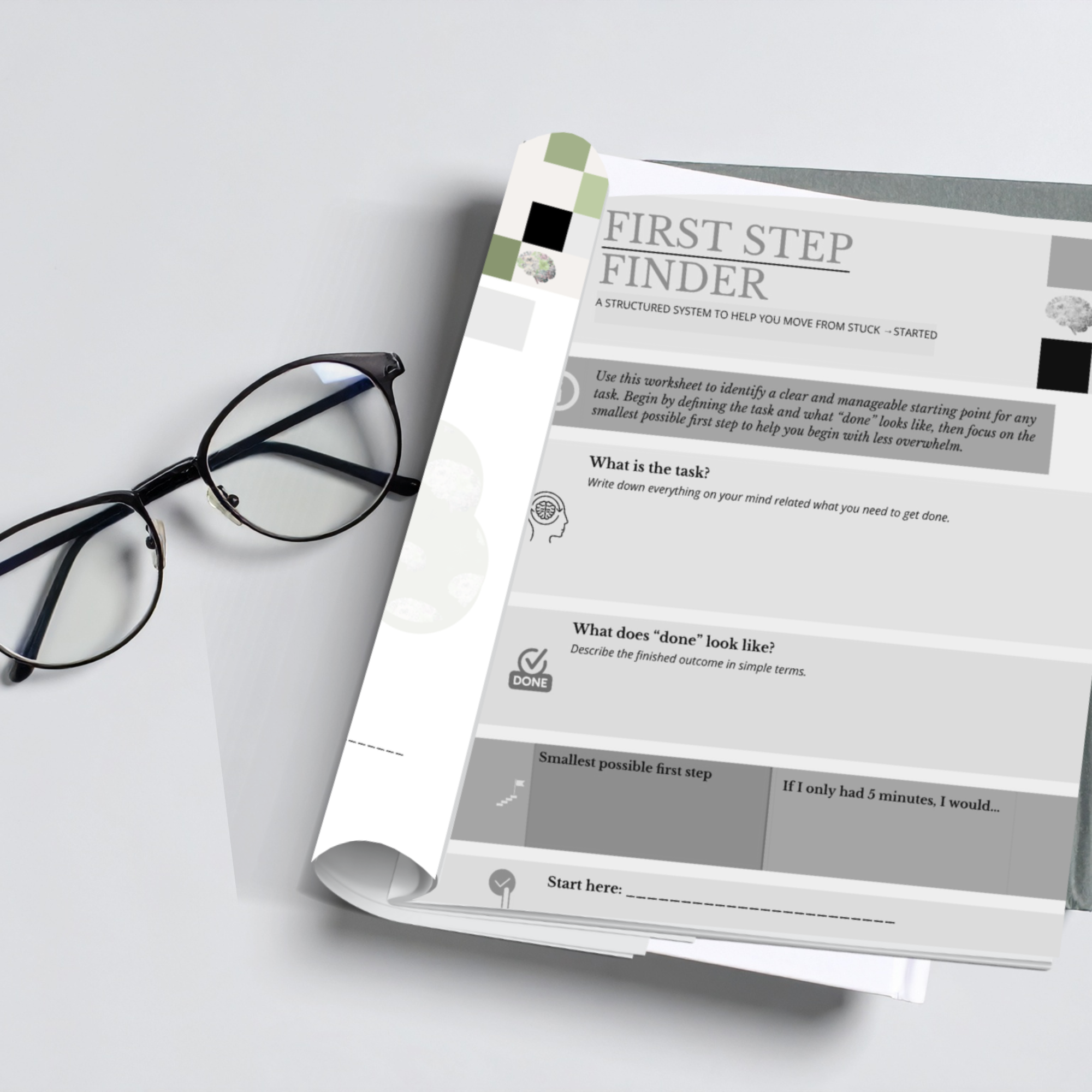 Too Stuck to Start: An ADHD Task Paralysis Workbook for Neurodivergent Adults 