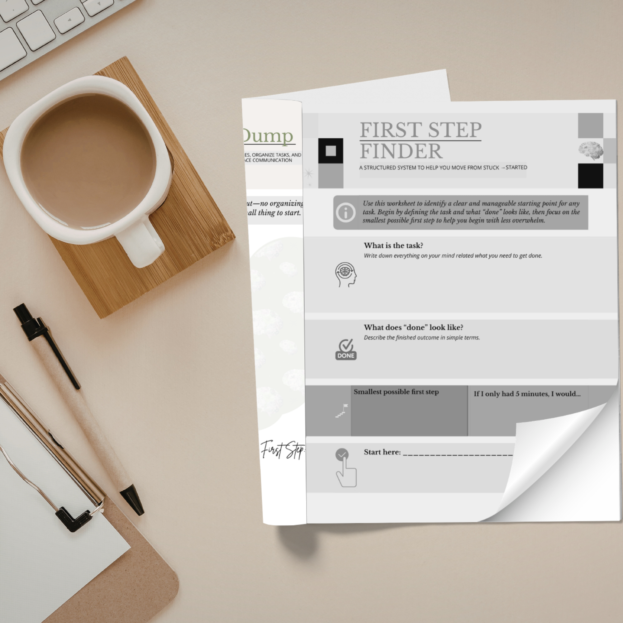 Too Stuck to Start: An ADHD Task Paralysis Workbook for Neurodivergent Adults 