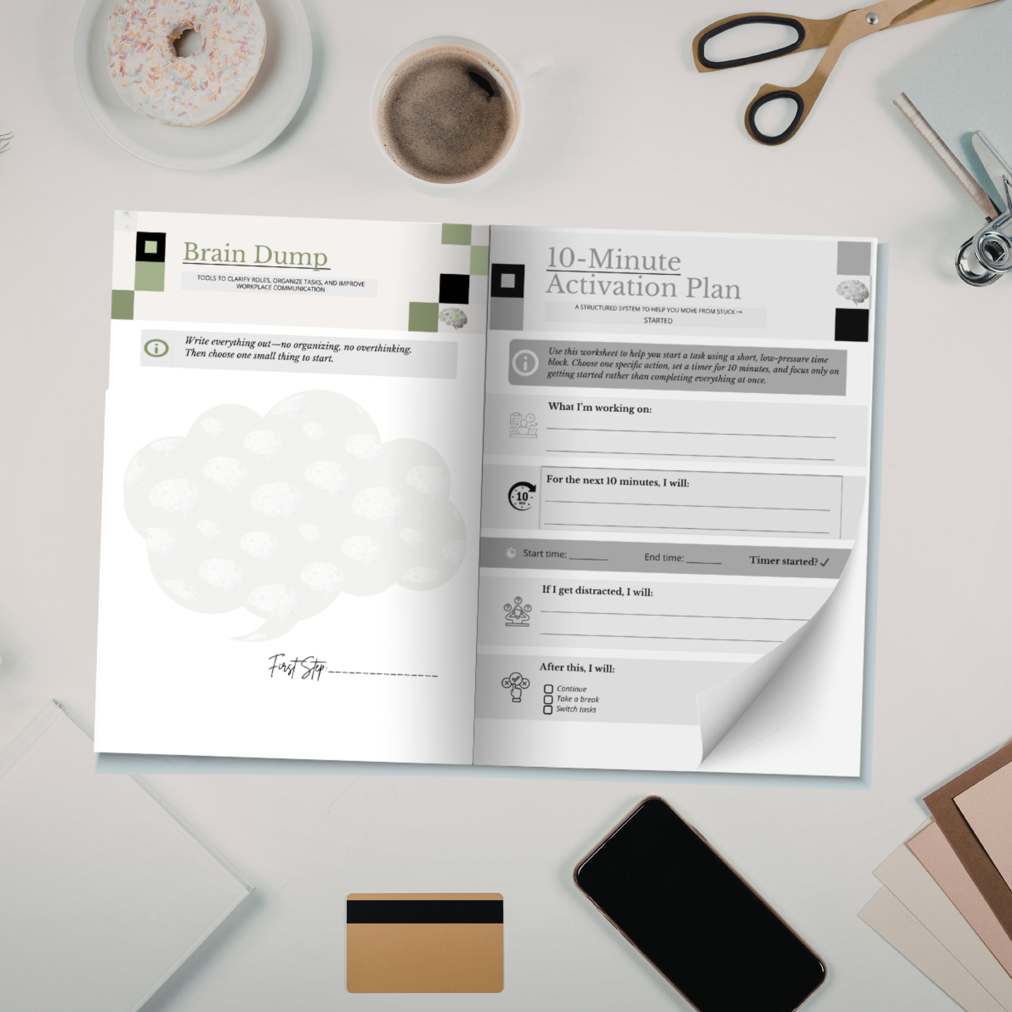 Too Stuck to Start: An ADHD Task Paralysis Workbook for Neurodivergent Adults 