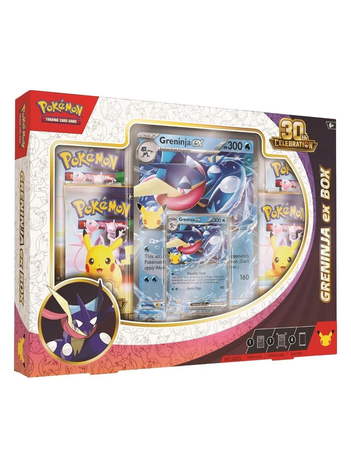 Pokémon TCG: 30th Celebration Greninja/Sylveon ex Box (chosen at random)