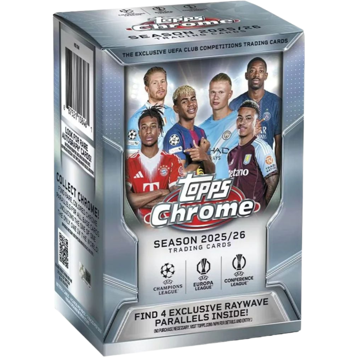 Topps Chrome UEFA Club Competitions Trading Cards 2025/26 Edition