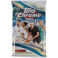 Tennis - 2025 Topps Chrome Tennis Trading Cards Hobby Pack (8 Cards)