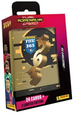 FIFA 365 Adrenalyn 2024 Soccer Pocket Tin Box