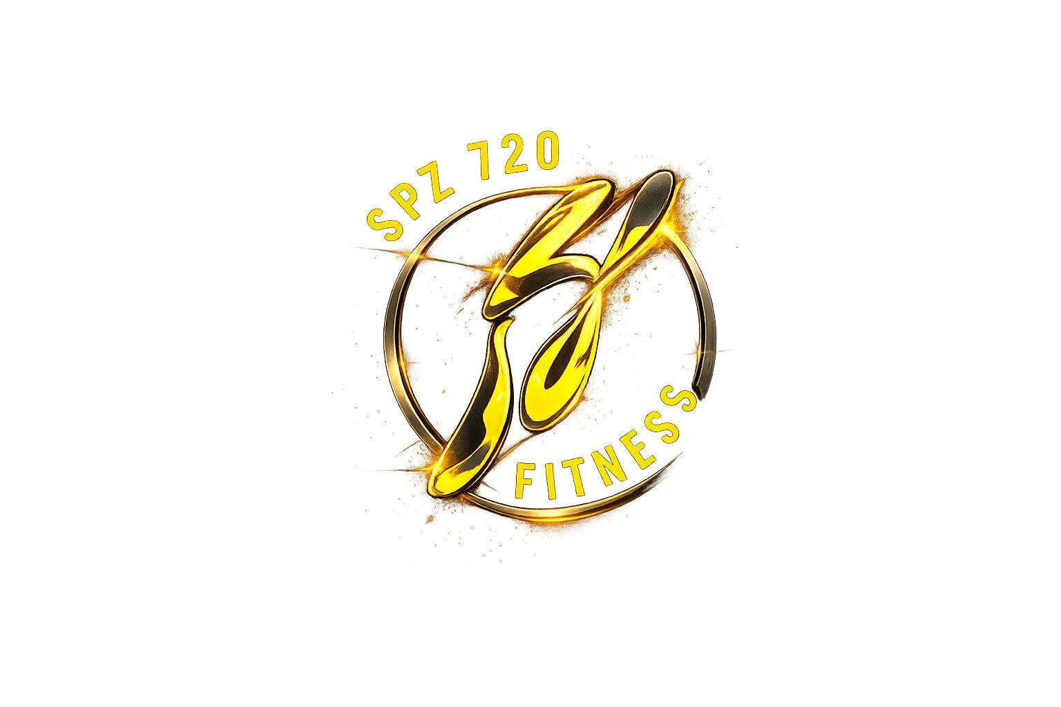 Gold and black logo for SPZ 120 Fitness featuring a stylized letter 'Z' inside a circular outline.
