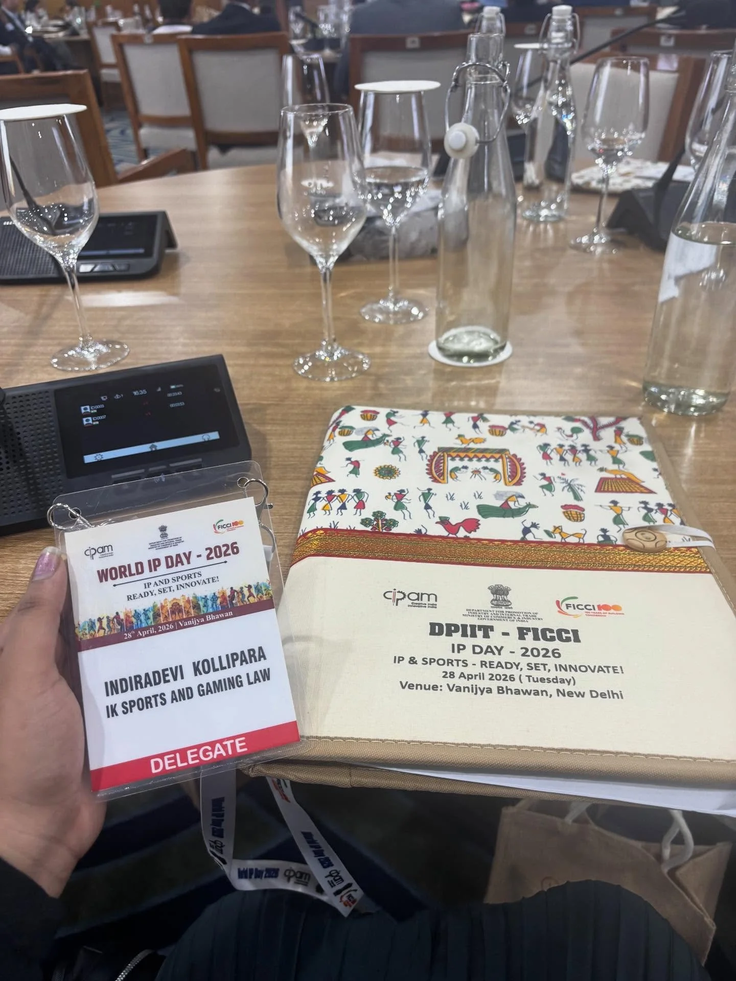 Thank you @ficci_india for inviting me be a part of the World IP Day 2026 Conference on &ldquo;IP and Sports: Ready, Set, Innovate&rdquo; in Vanijya Bhawan. 

Got to meet professionals in this space and engage in conversations relating to the importa