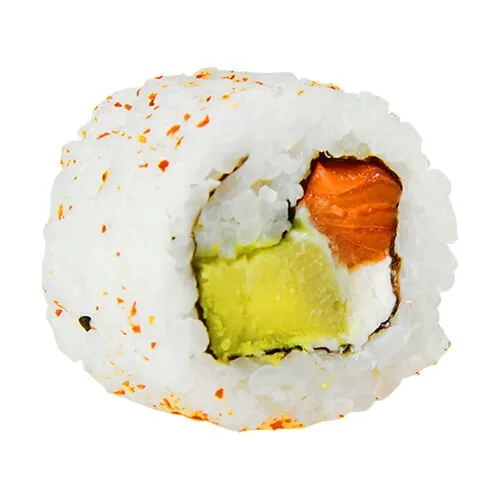 Cream Salmon Shichimi - Gesneden