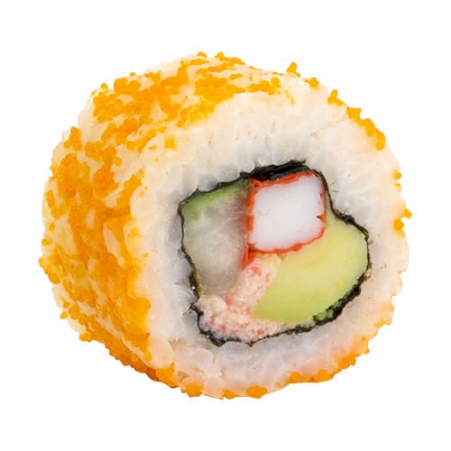 California Krab (Oranje Masago) - Gesneden