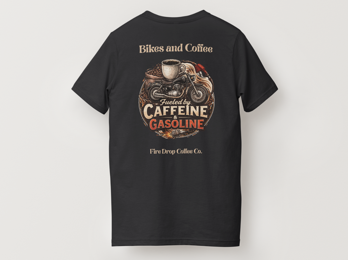 Bikes and Coffee T Shirts