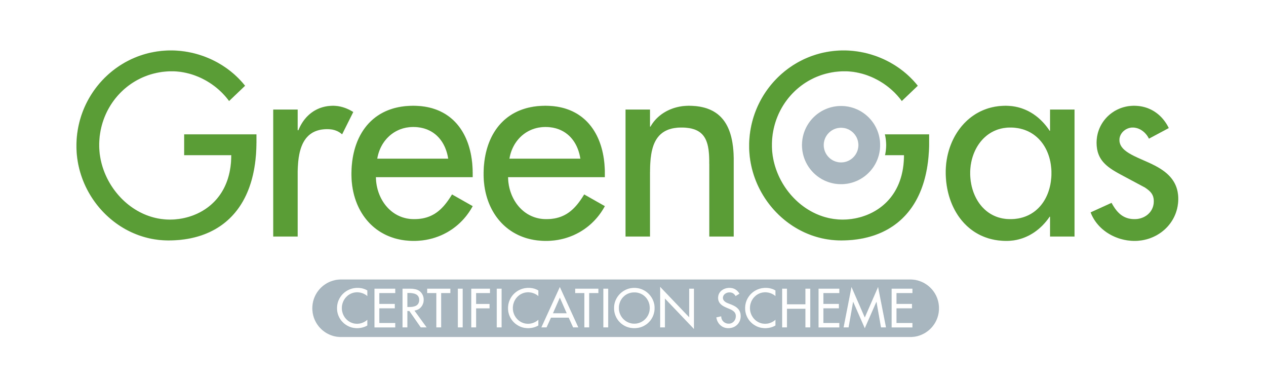 GreenOas certification scheme logo, with the words 'GreenOas' in large green font and 'CERTIFICATION SCHEME' in smaller gray font underneath.