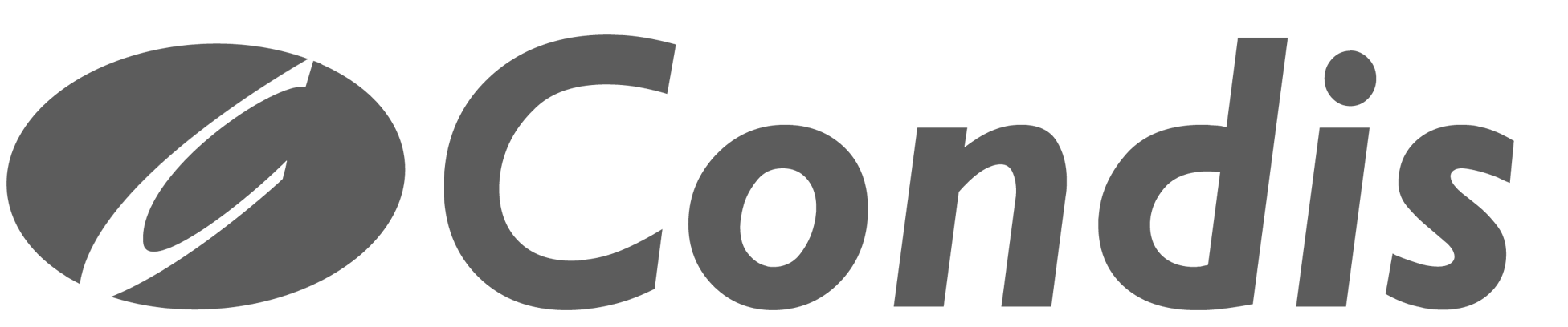 Logotipo de la empresa Condis, que tiene un círculo gris con una 'C' estilizada y la palabra 'Condis' en letras negras.
