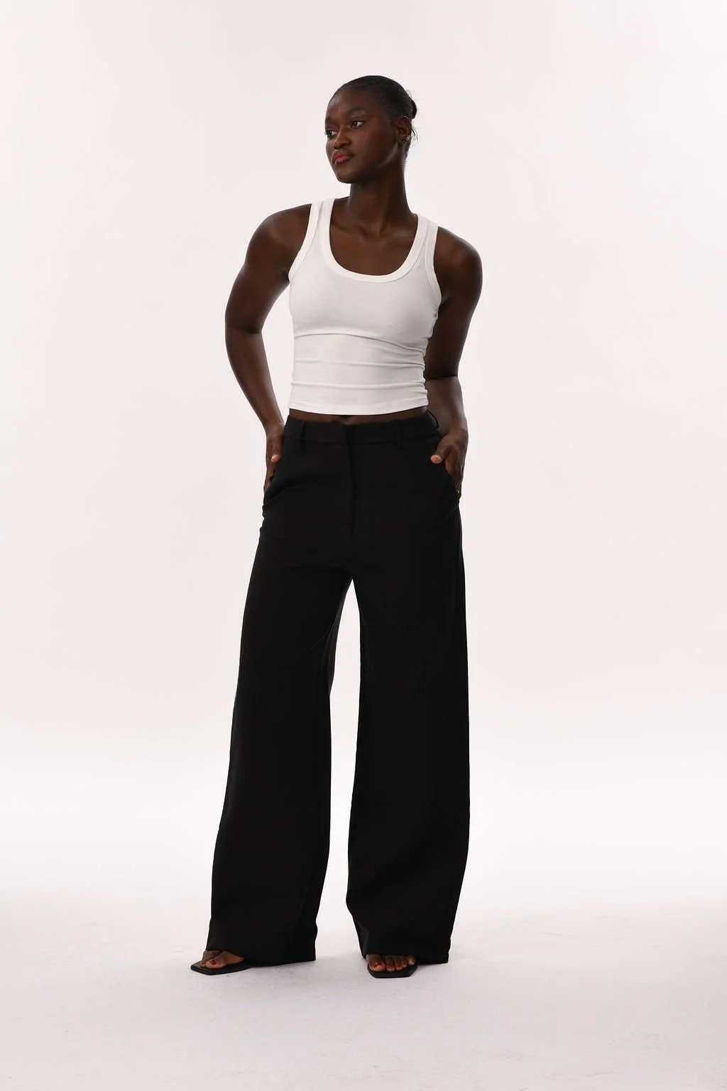 The Black Wide-Leg Trousers