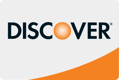 Discover logo with an orange circle replacing the 'O' in Discover, on a white and orange background.