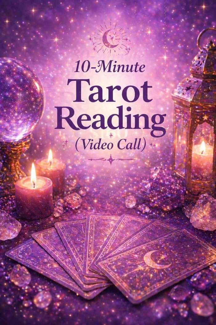🟣 10-Minute Tarot Reading -Video Call