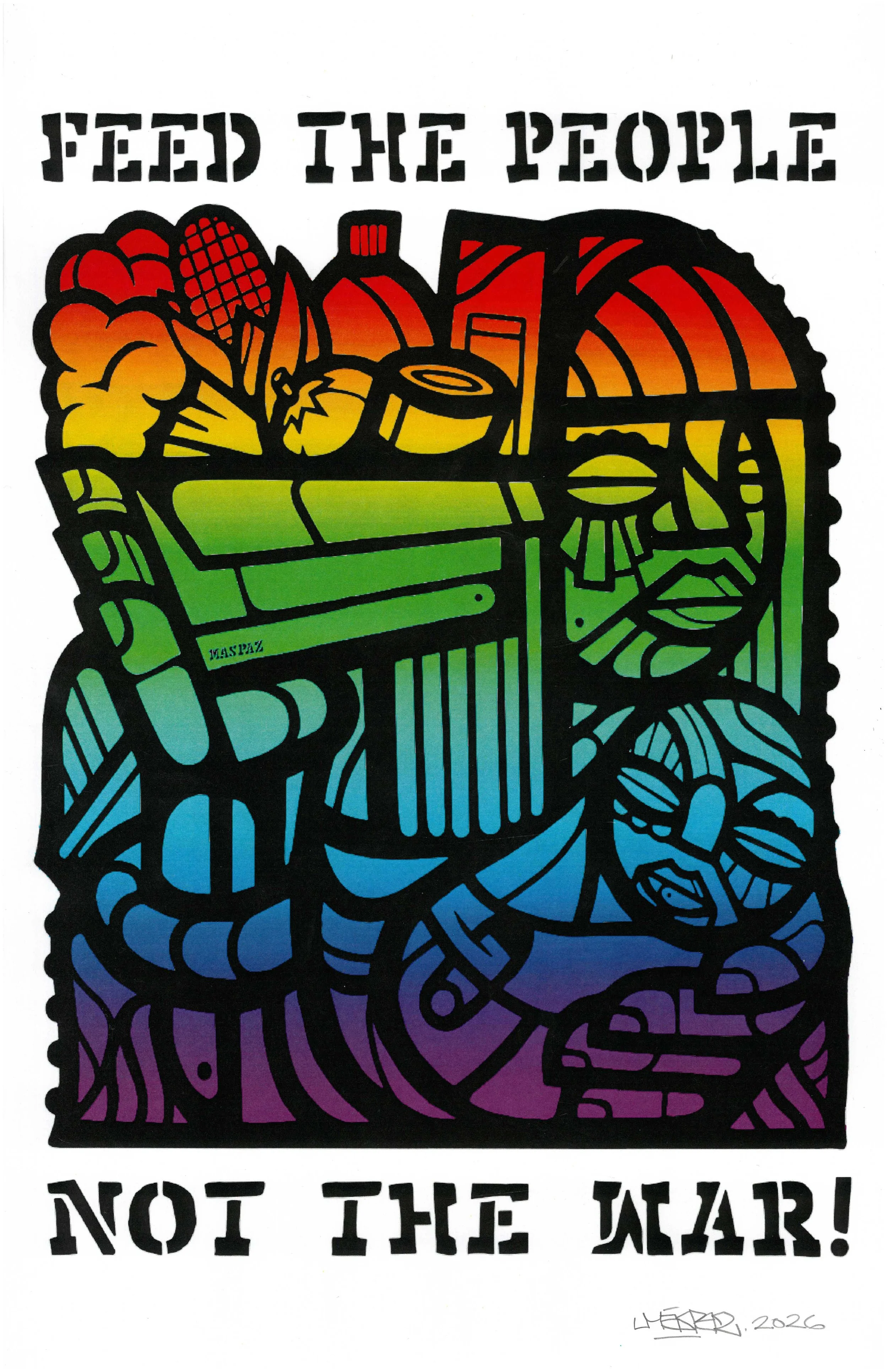 MásPaz, Limited Edition Print #3