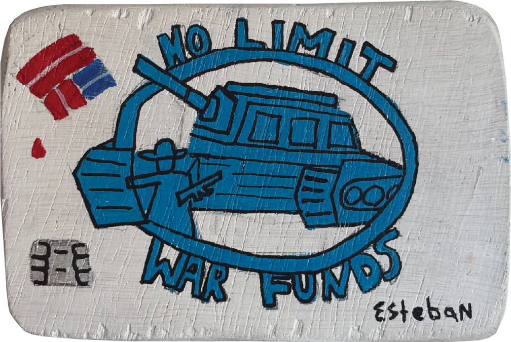 'No Limit War Funds' by Estéban Whiteside