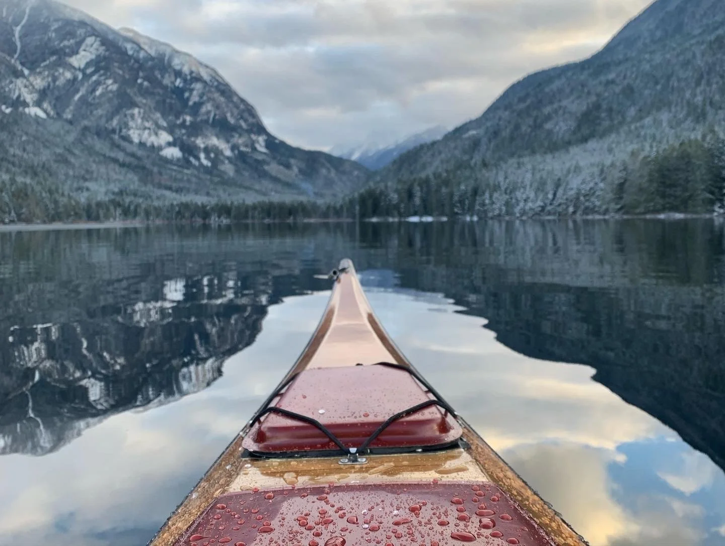 Winter Paddling on Box Lake