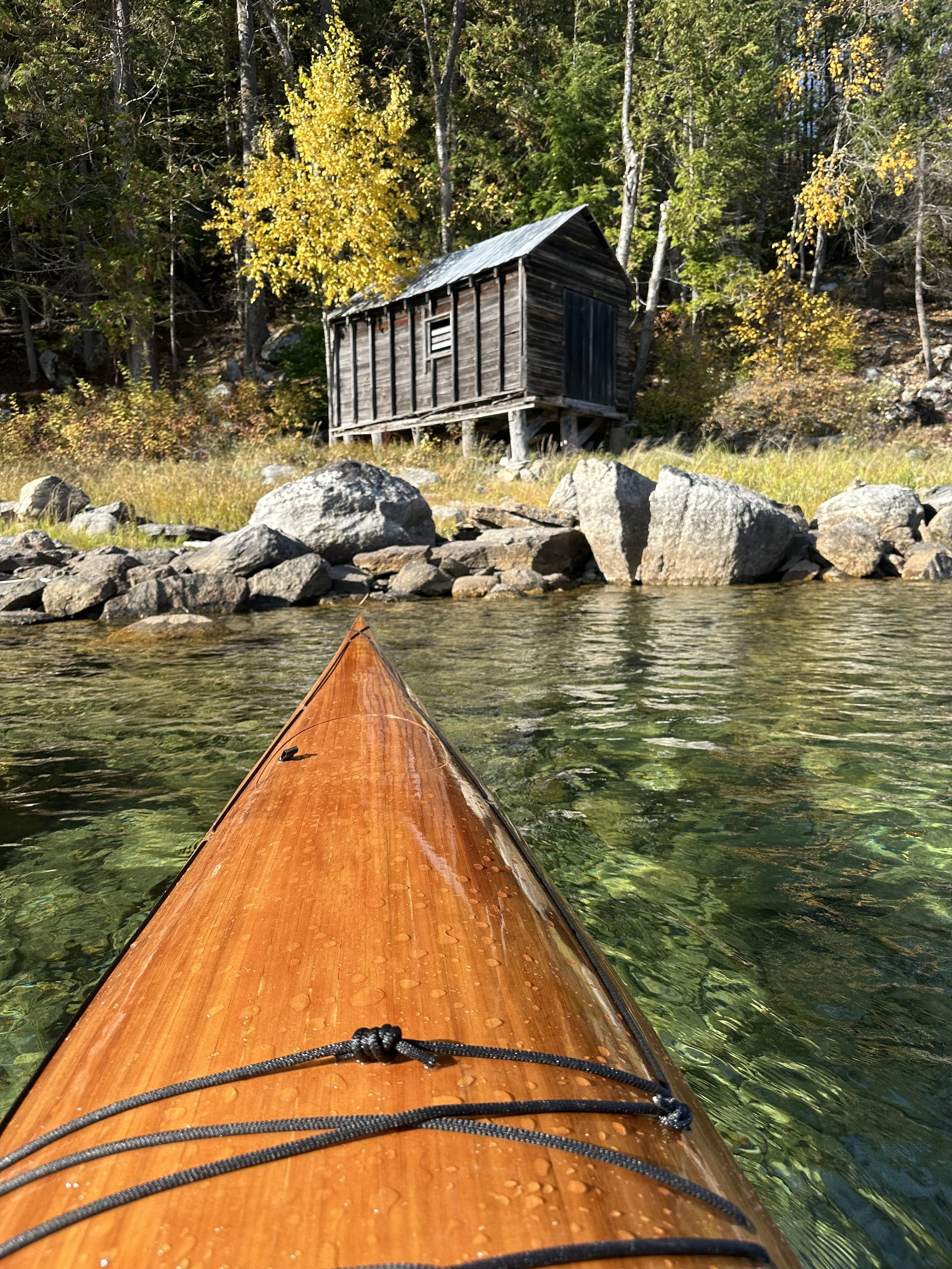 Boat house on Slocan Lake