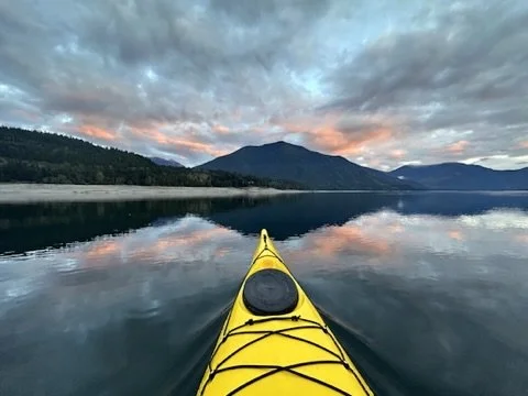 pink skies