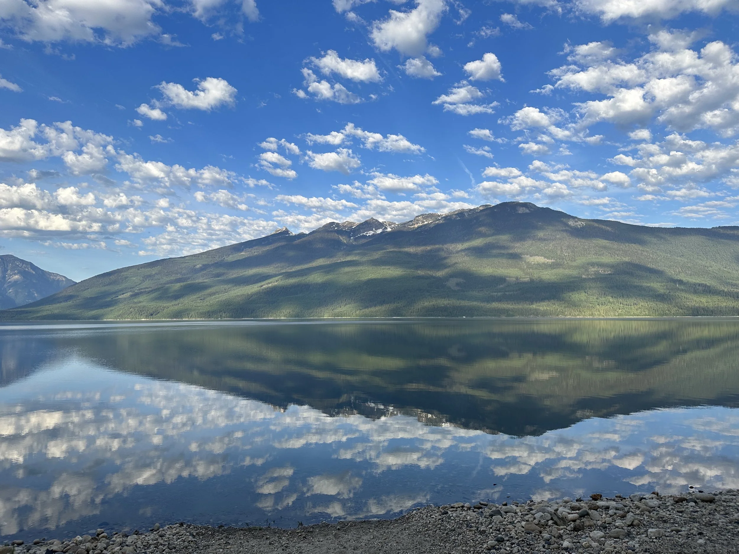 Saddle Mountain reflections Upper Arrow Lakes