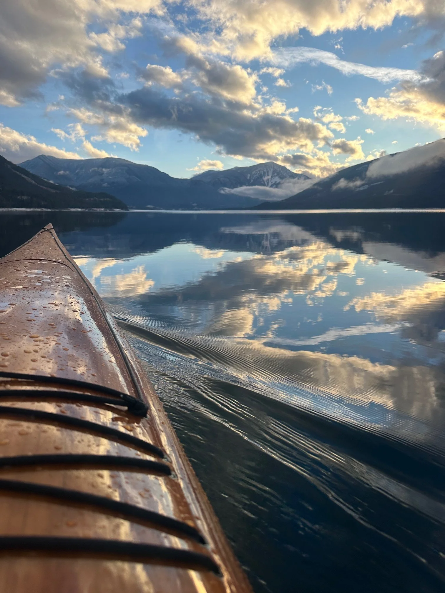 cloudy reflections