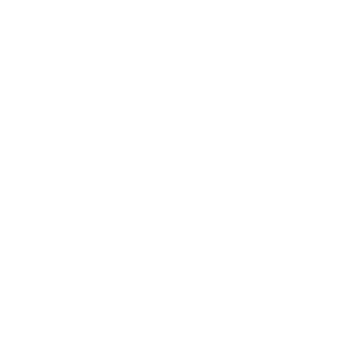 Ancre maritime stylisée en blanc sur fond noir.