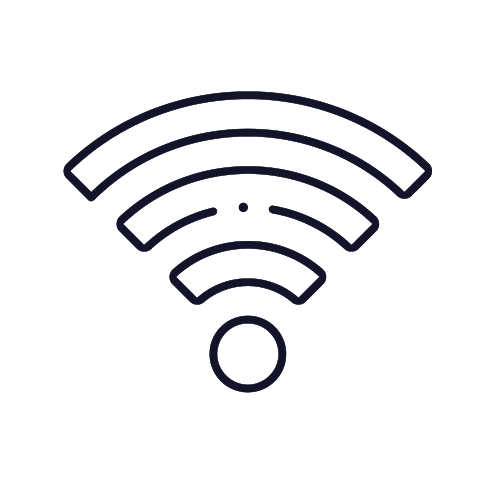 Icône de signal Wi-Fi.