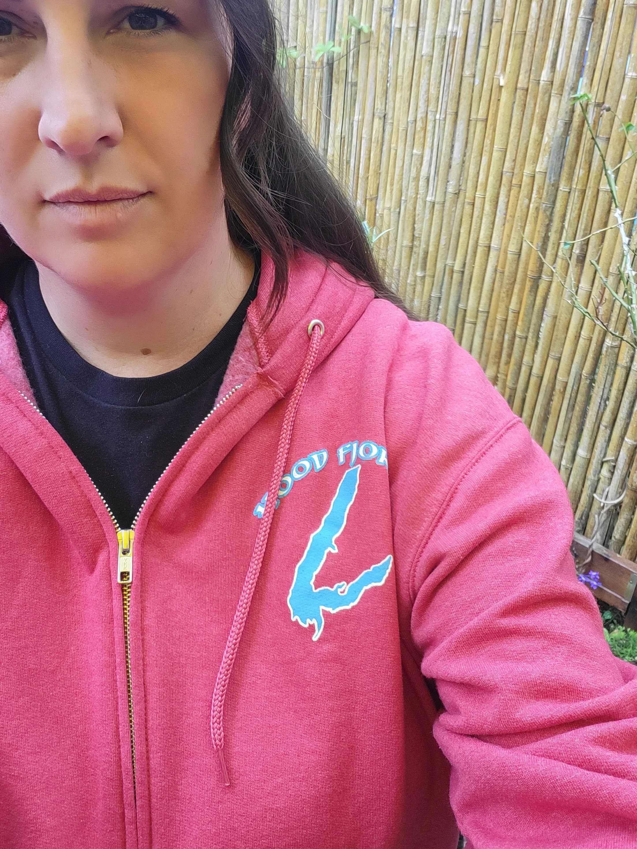 Hood Fjord Heathered Red Zip-up
