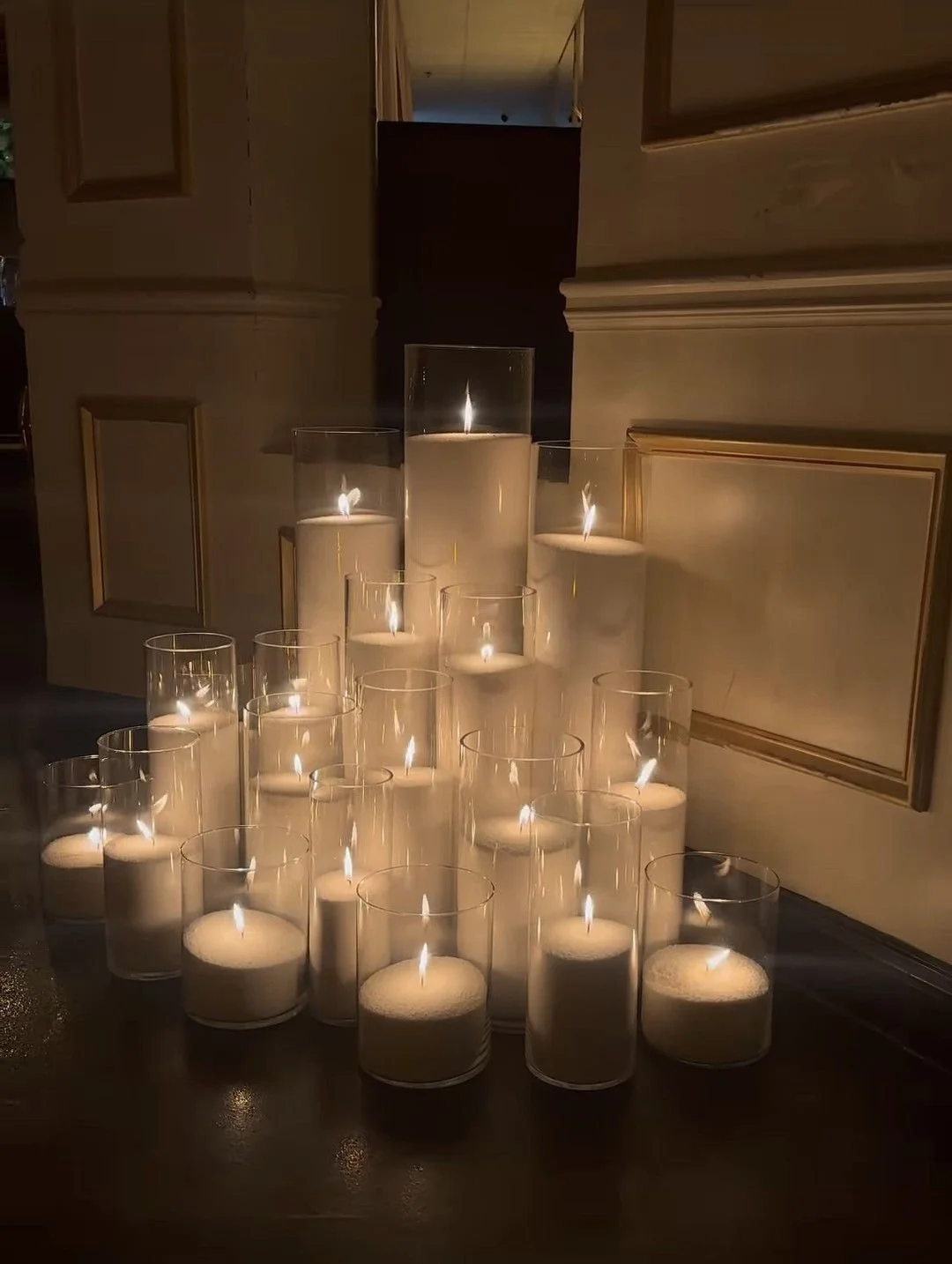 Wedding Floor Candles