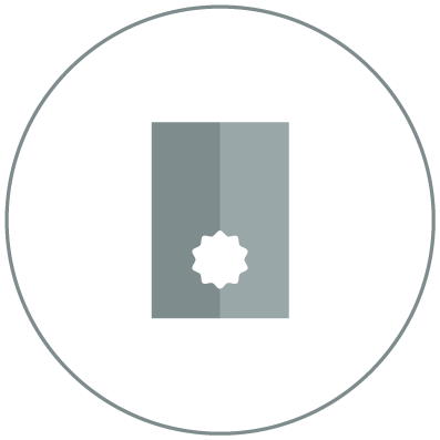 A Razor brand electric shaver with a gray and white design