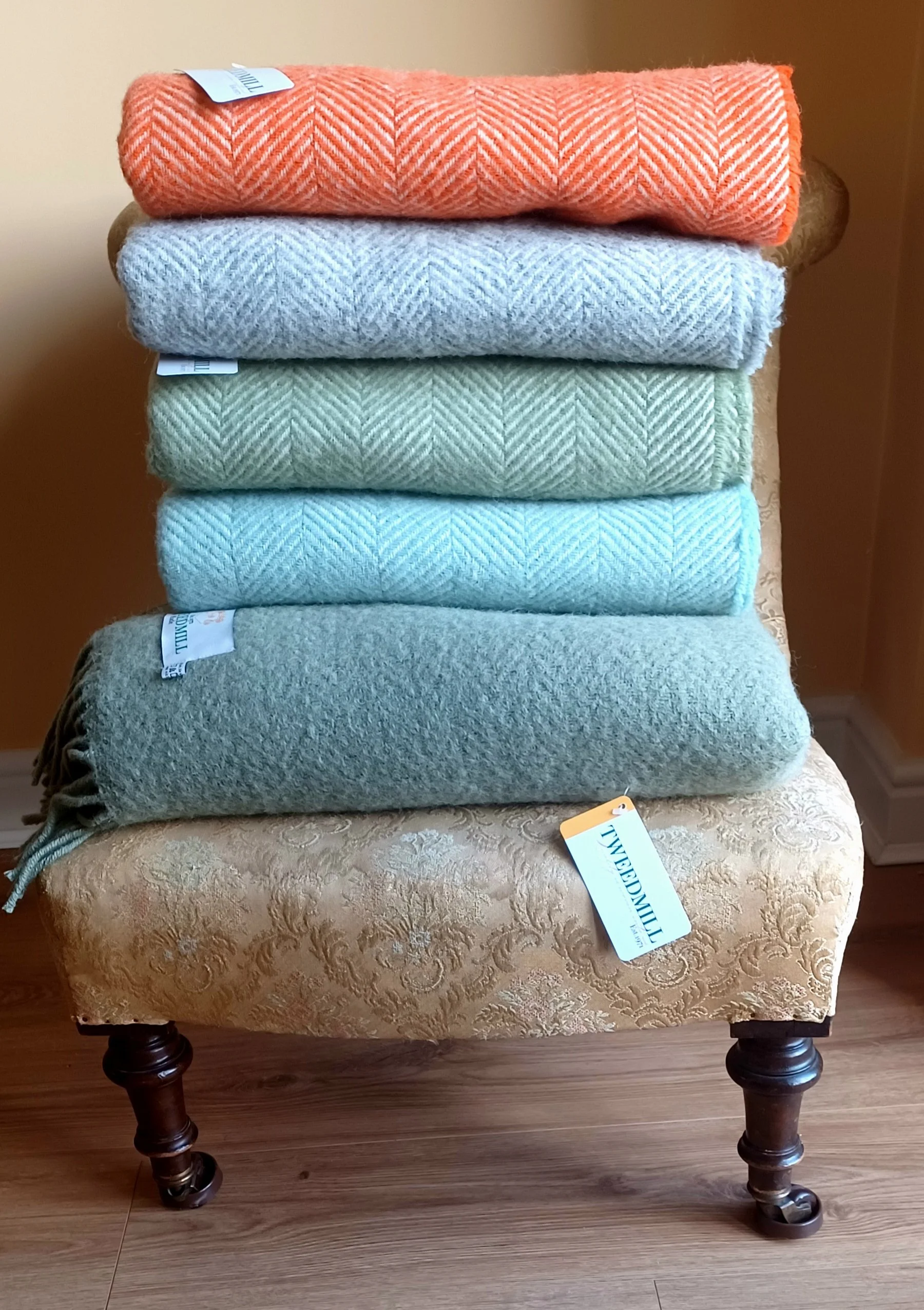 Chevron Recycled Wool Blanket