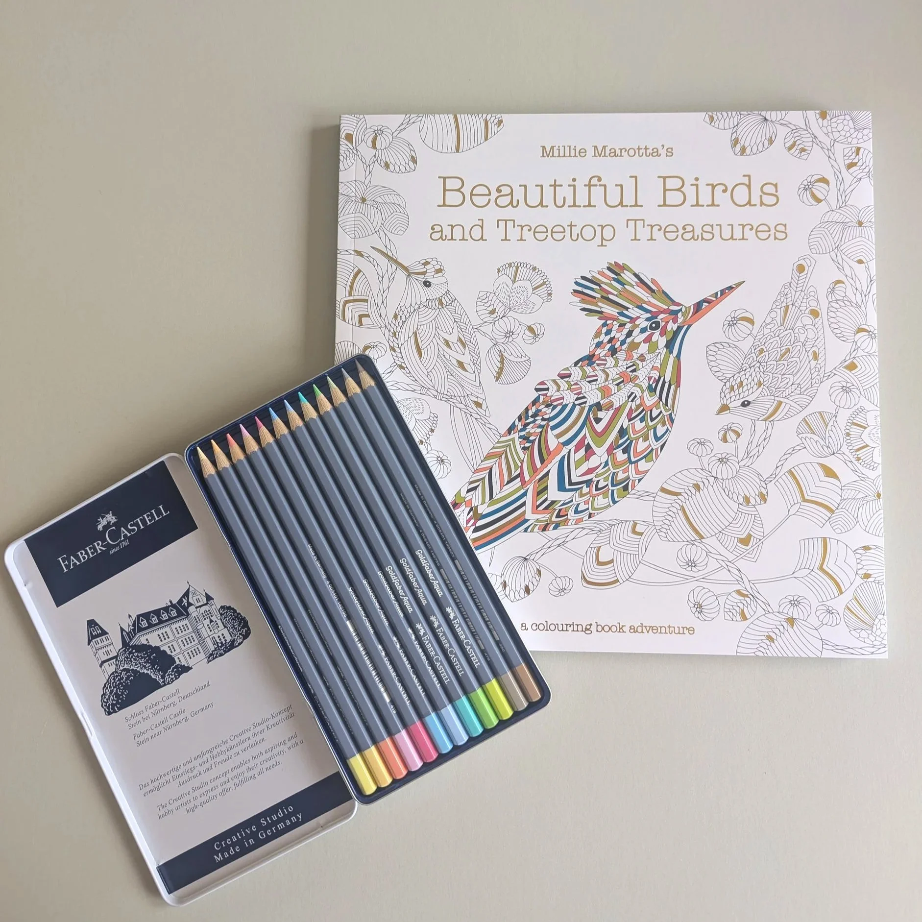 Beautiful Birds Colouring Set