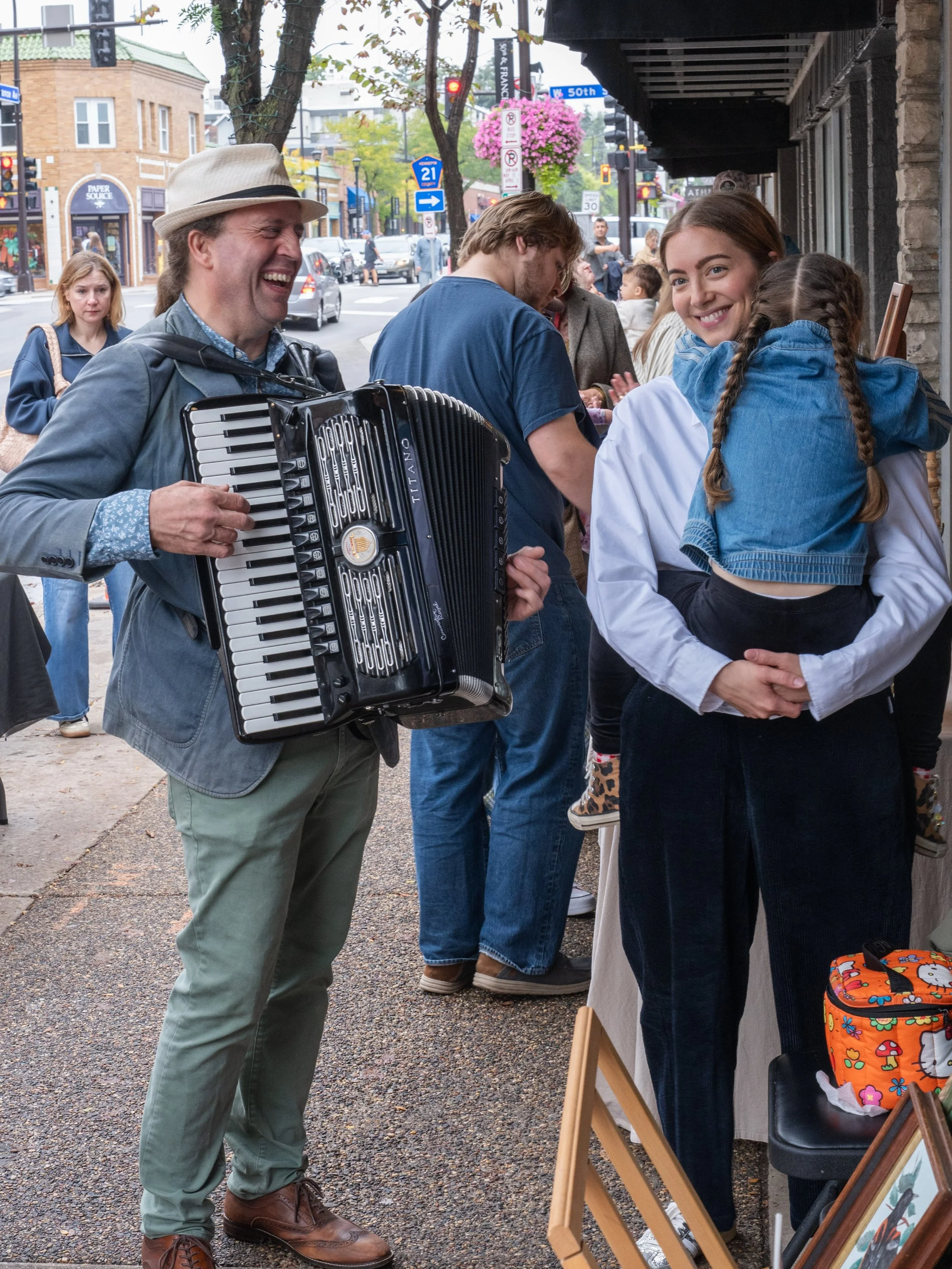 It really did feel like Paris at 50th &amp; France today. 🇫🇷

A little shopping-friendly mist in the air, coffee in hand, and 28 carefully curated vendors set up side by side with our local retailers brought the block of France between 50th &amp; 5