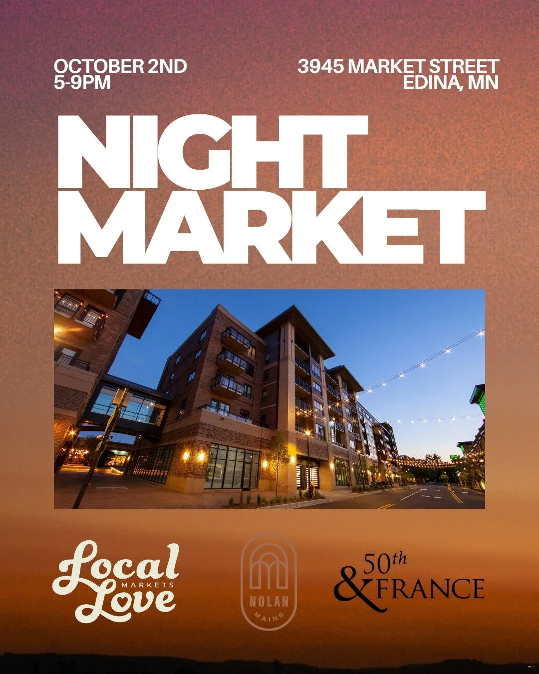 Night Market October 2 at 50th and France