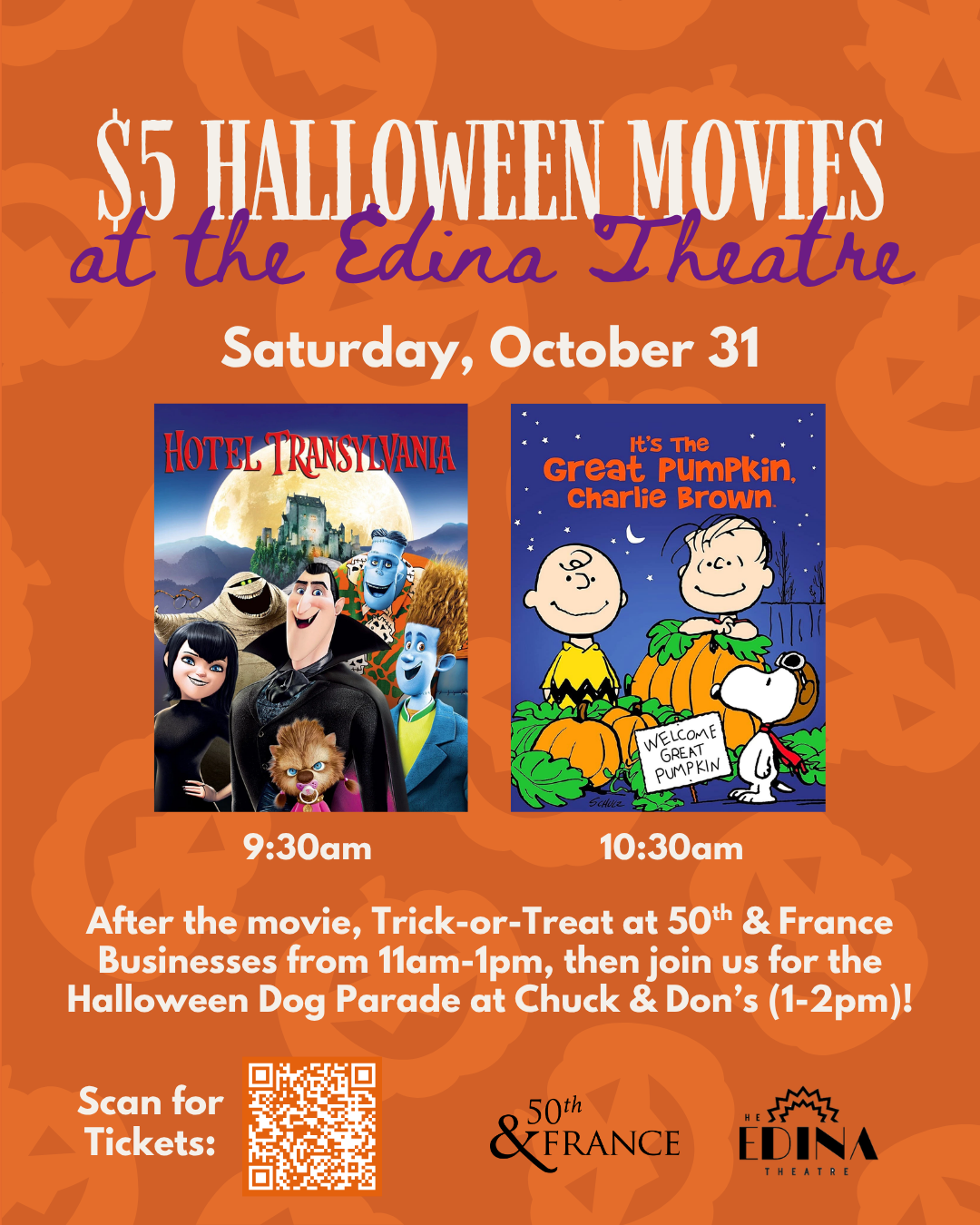 $5 Halloween Movies at Edina Theatre