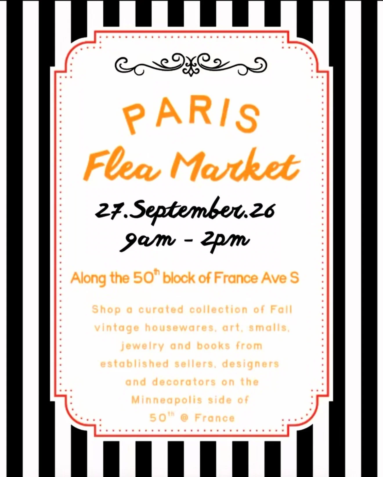 Paris Flea Market at 50th and France
