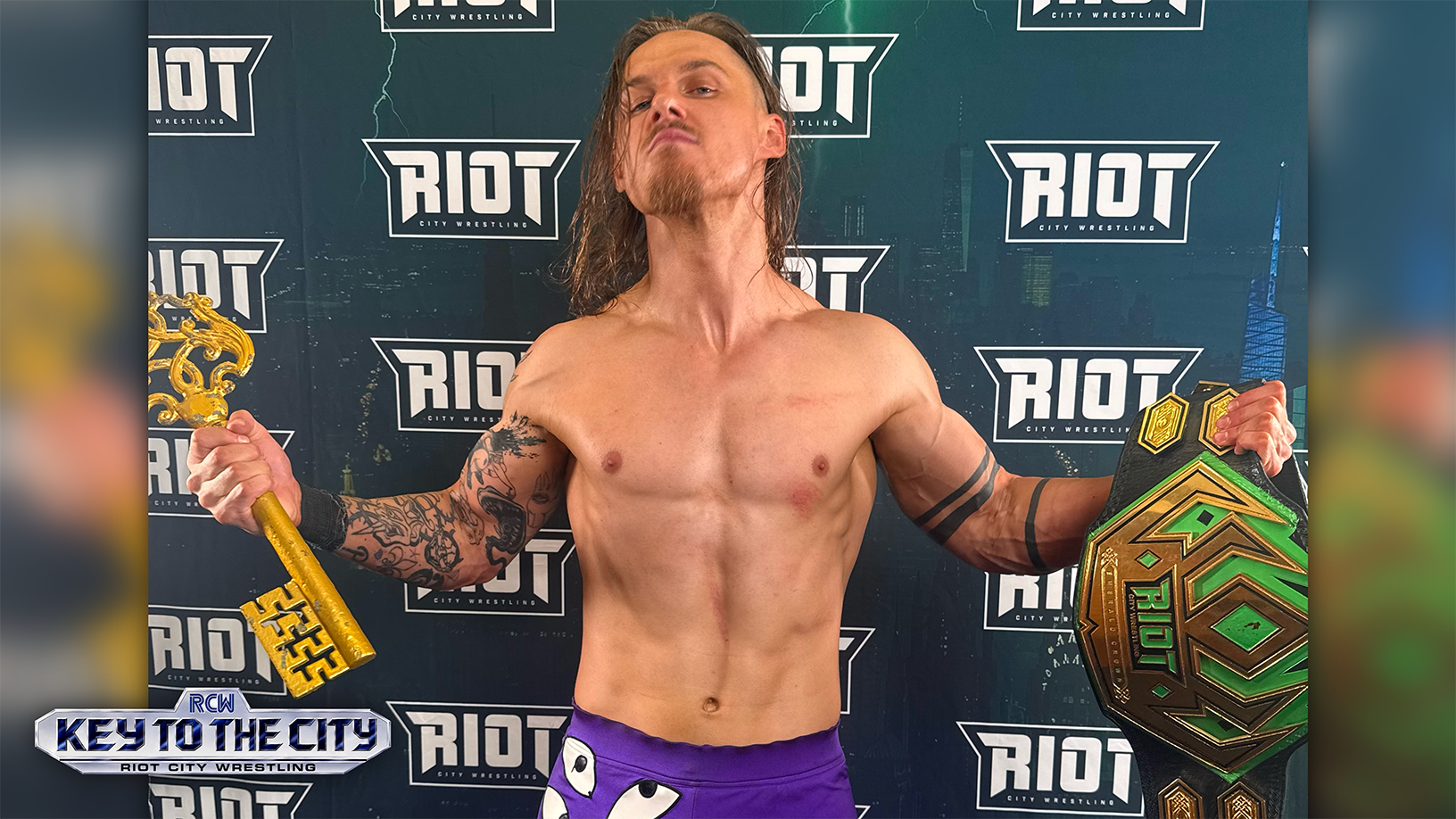 KIT Wins Key to the City and RCW Emerald Crown on the Same Night