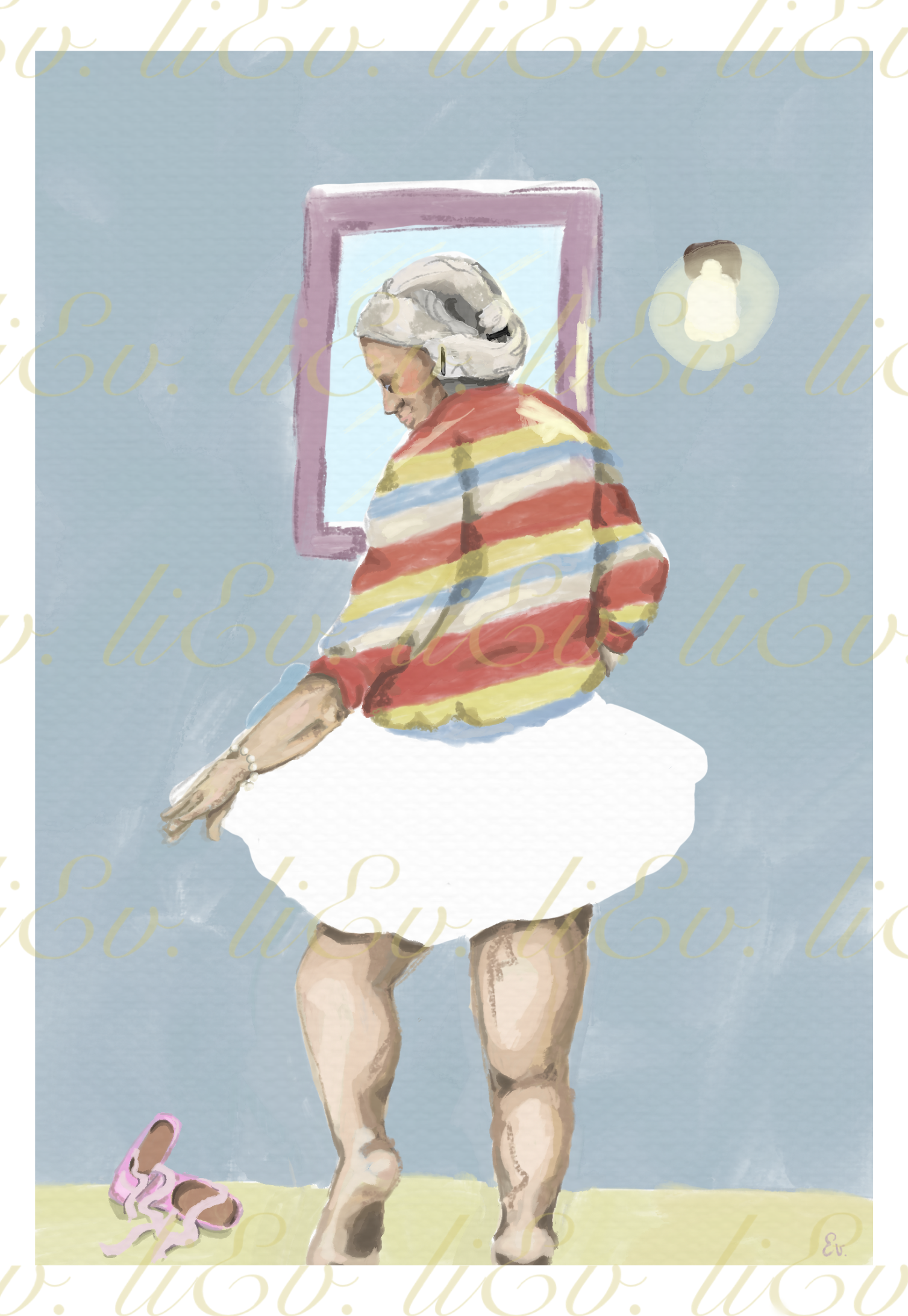 Physical print stolen memories, "Prima ballerina"