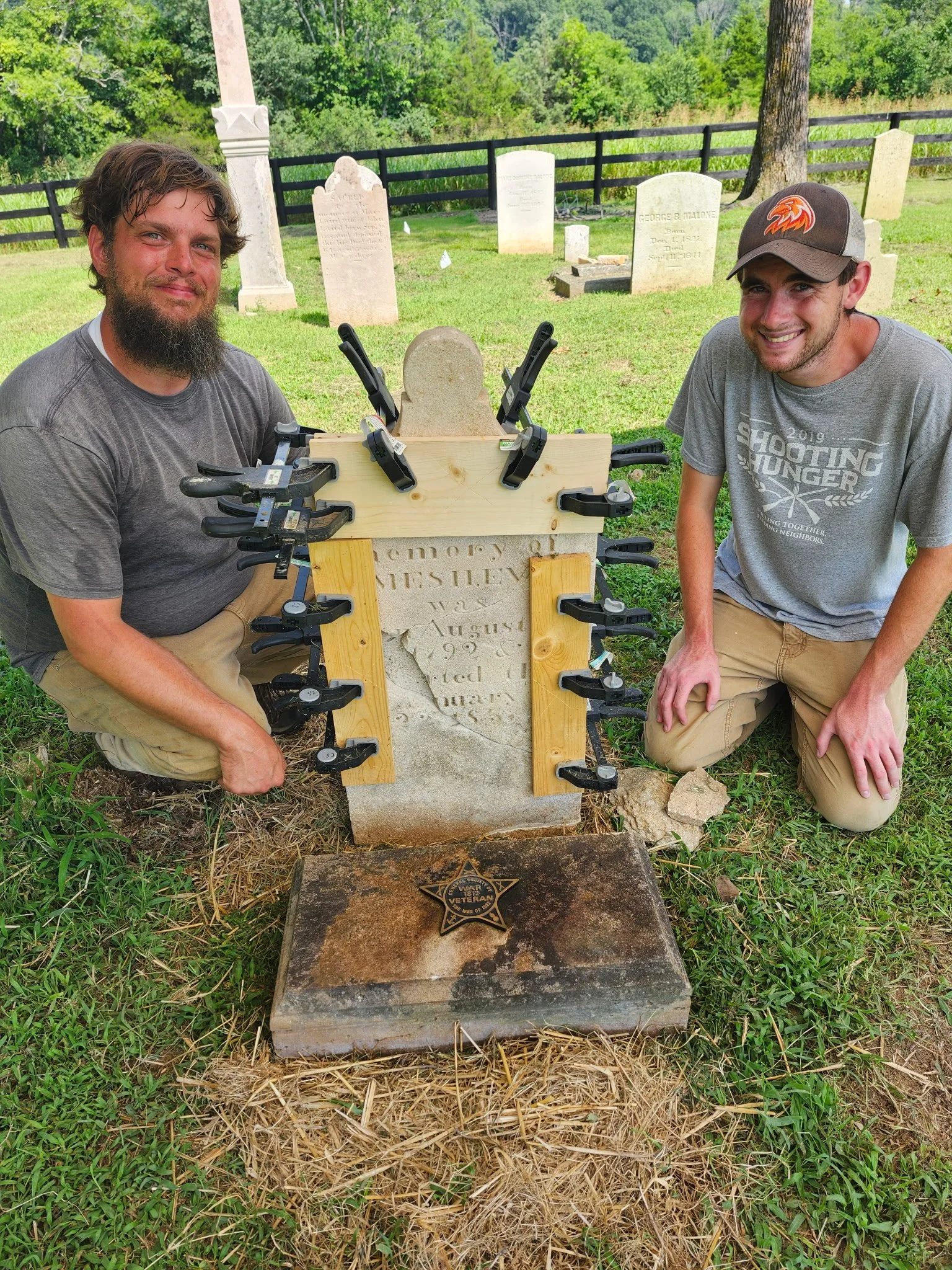 Chase and his assistant, at the time an undergraduate History major of the University of Tennessee Southern