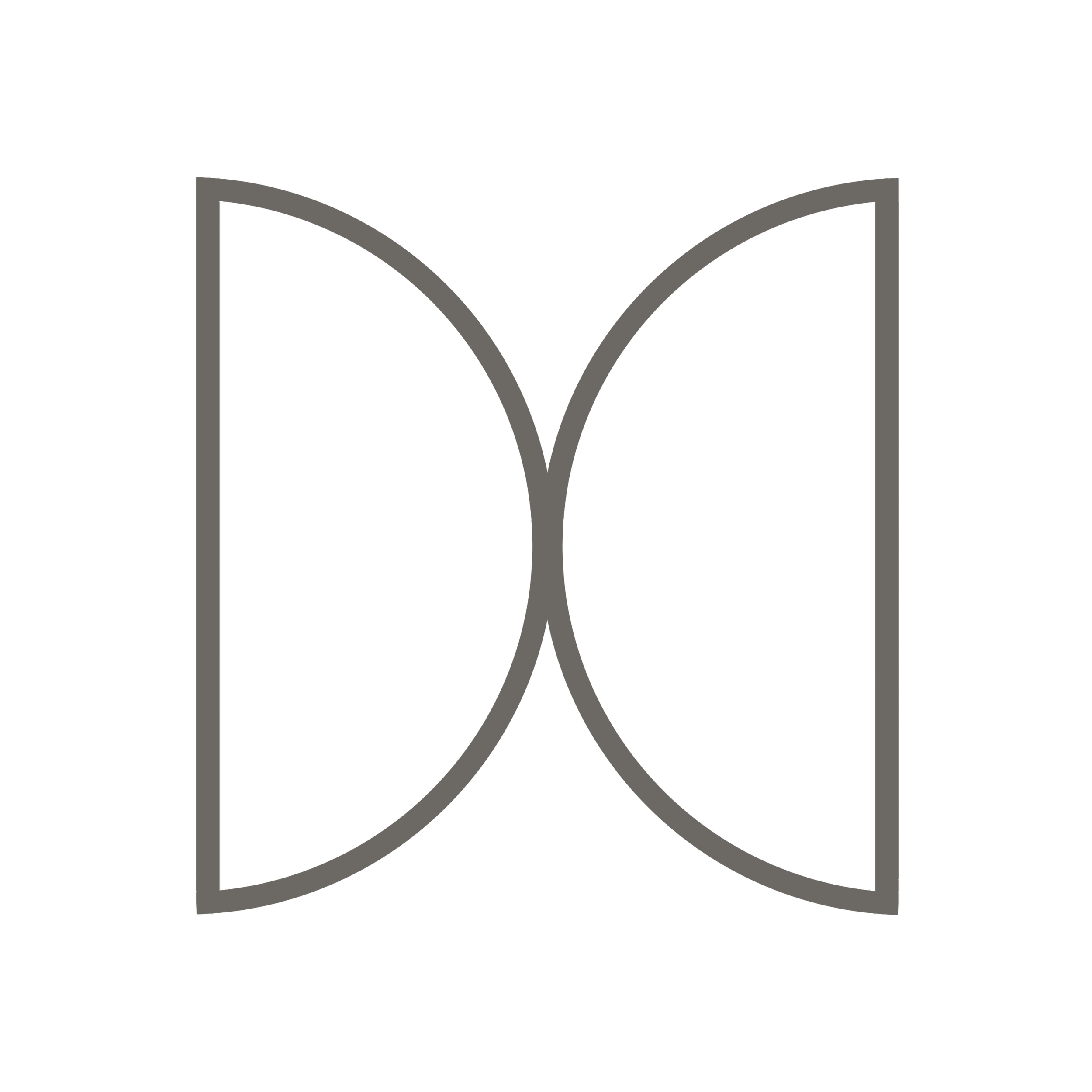 Line art illustration of a butterfly with black outline on a black background.