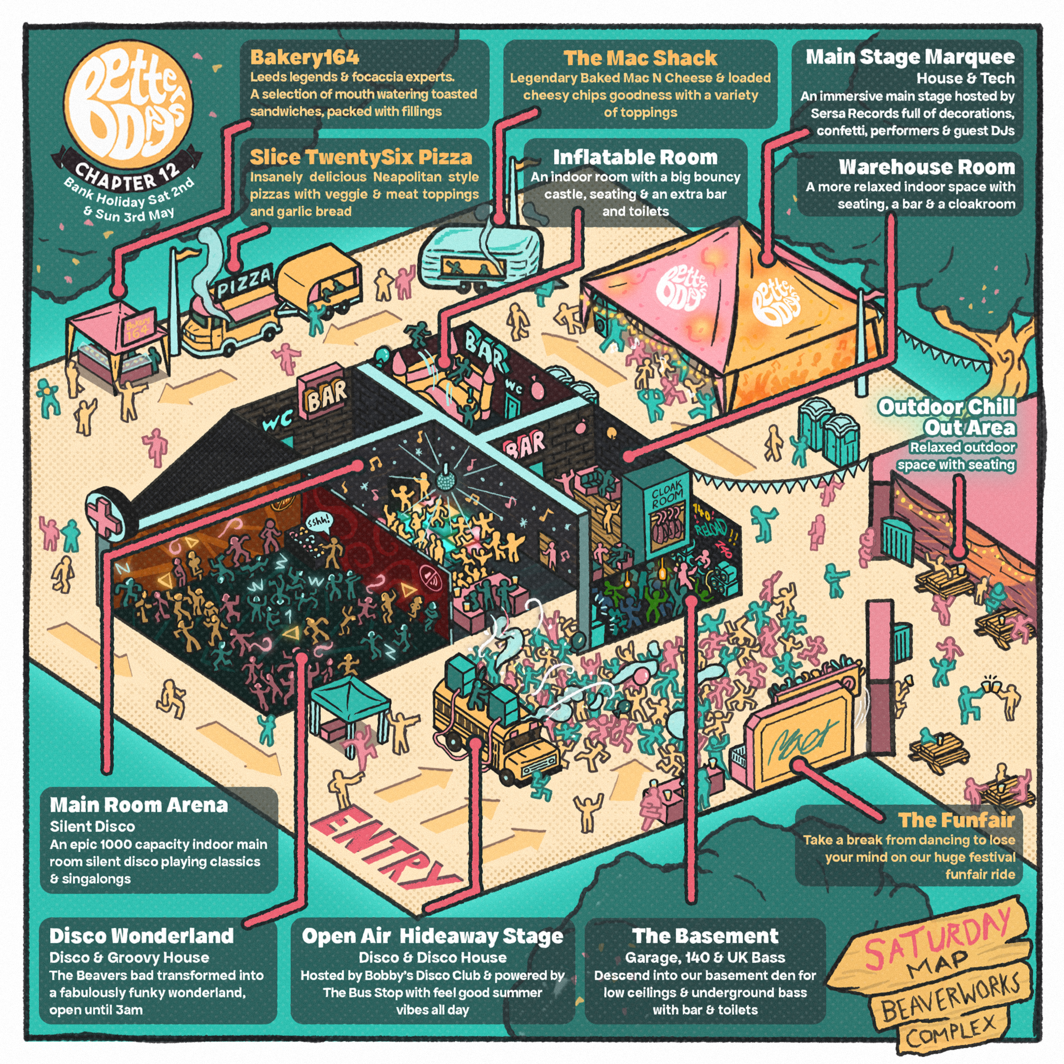Event Map: Saturday