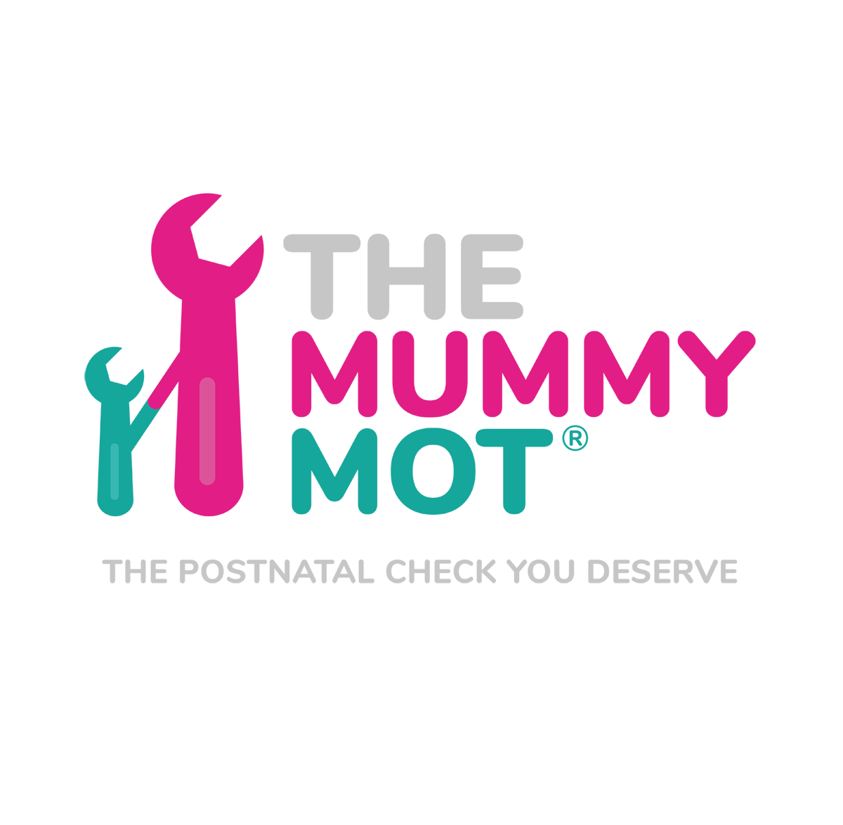 The Mummy MOT logo - The Postnatal Check You Deserve.